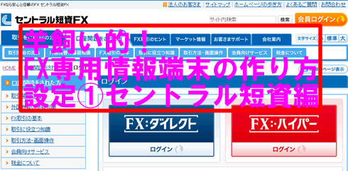 セントラル短資FX